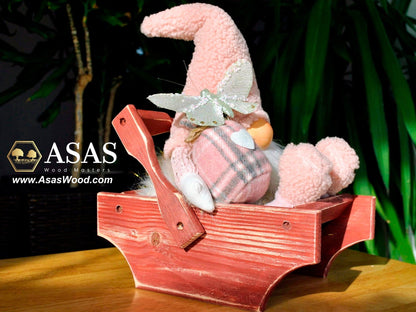 Christmas wooden basket, made by asaswood