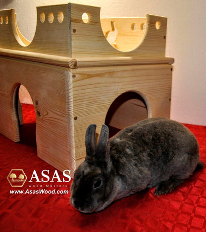 Kaninchenversteck ❤️ Kaninchenschloss
