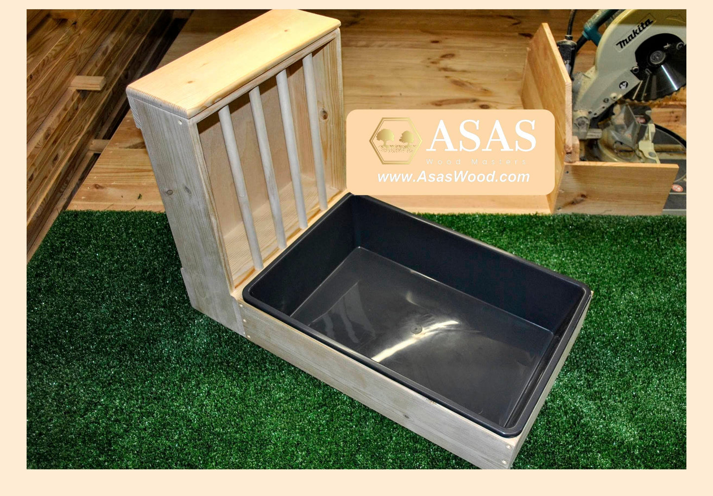 Rabbit Hay feeder with litter box ❤️ XL size