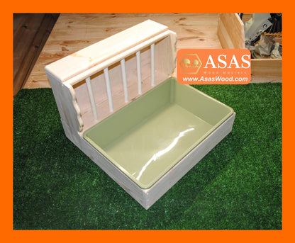 Hay Feeder Litter Box, made by asaswood