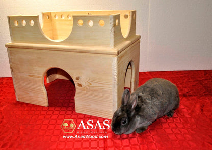 Kaninchenversteck ❤️ Kaninchenschloss