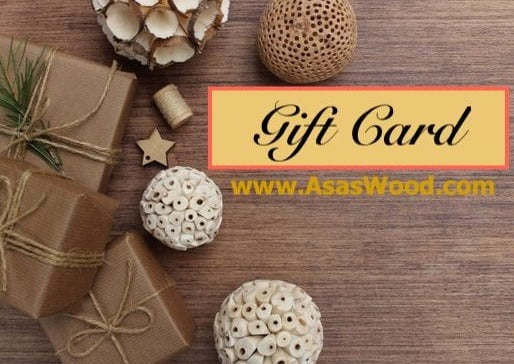 Gift card, AsasWood, Christmas card